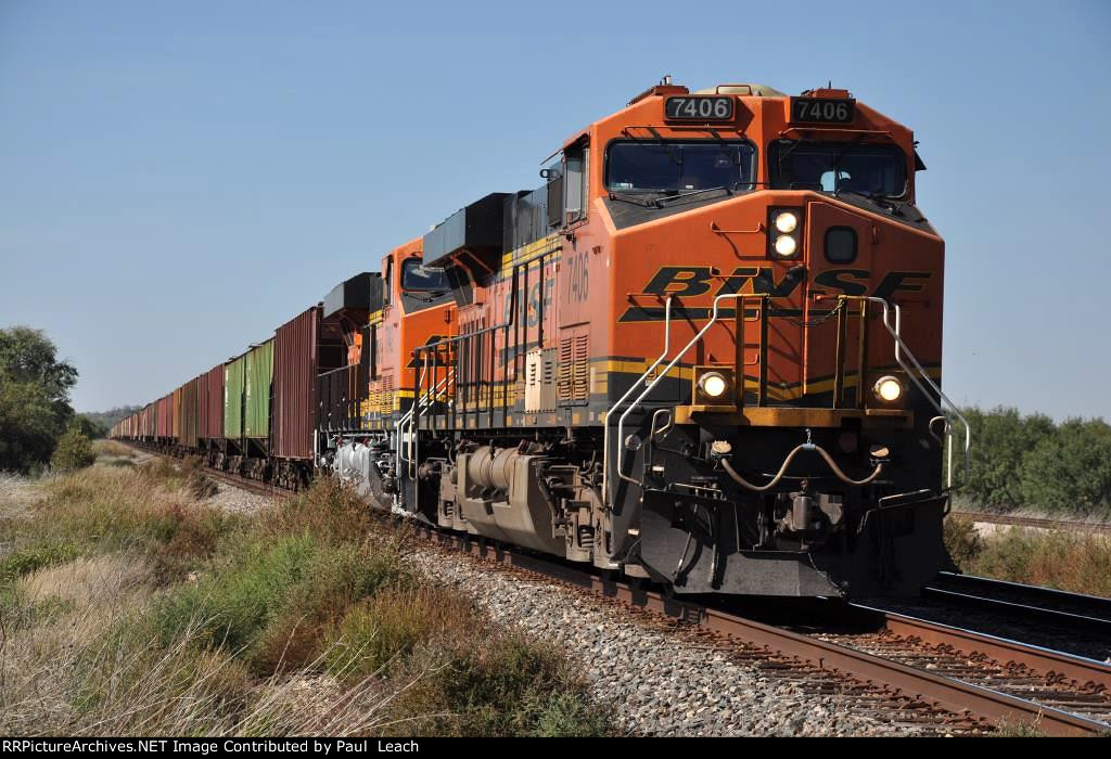 Eastbound grain train